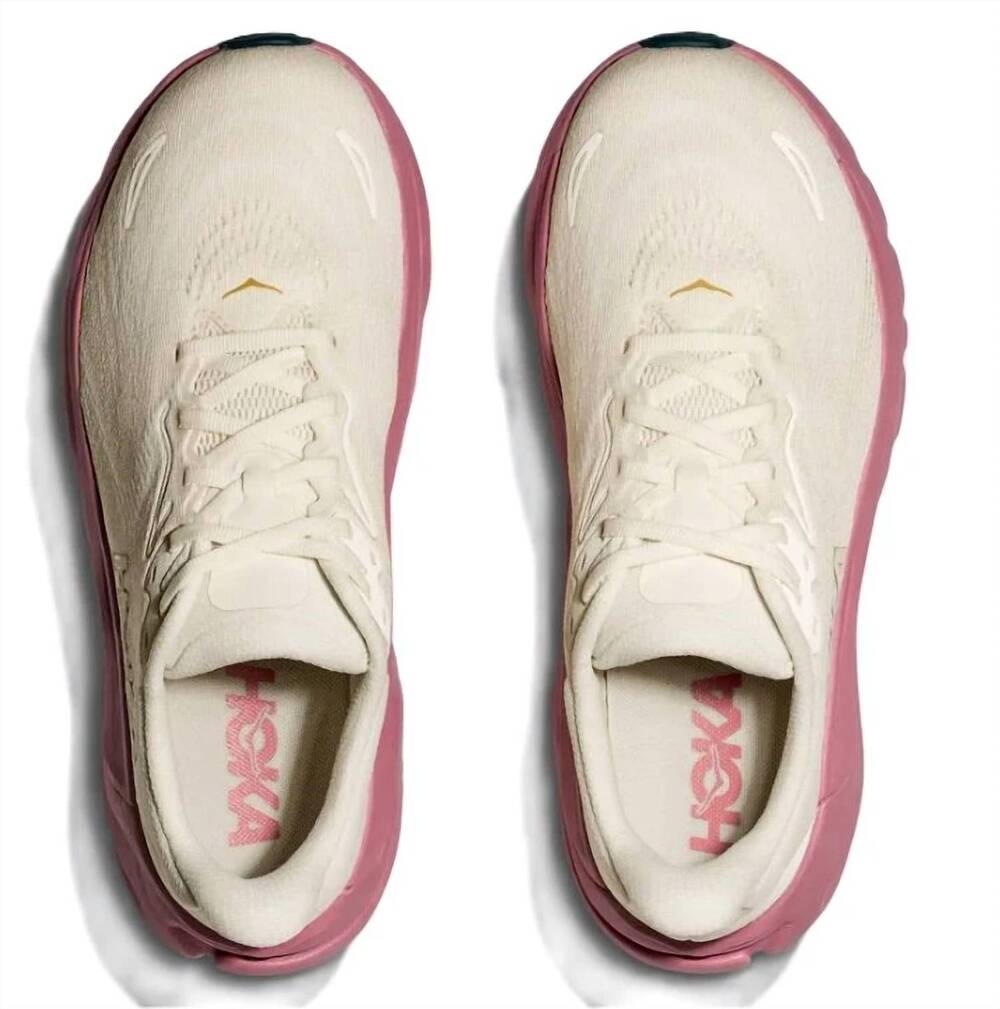 NEW HOKA women's arahi 8 running shoes in alabaster/lingonberry - Picture 5 of 6